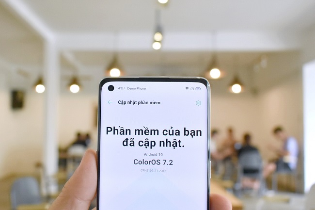 Giao diện ColorOS 7.2 sống động