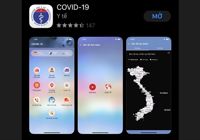 TOP 4 ứng dụng hữu ích mùa dịch COVID-19 dành cho iOS và Android