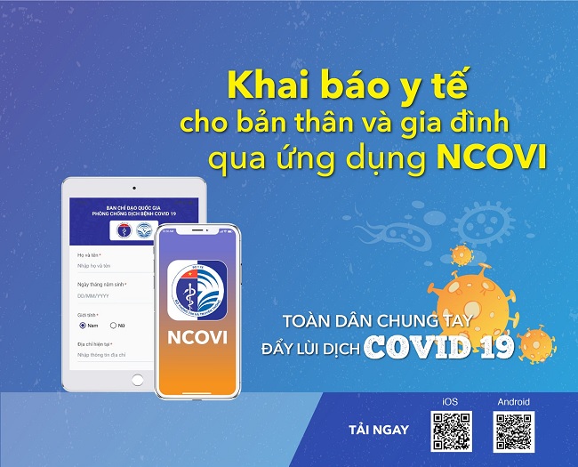 NCOVI - Ứng dụng truy vết COVID-19, khai báo y tế cách ly