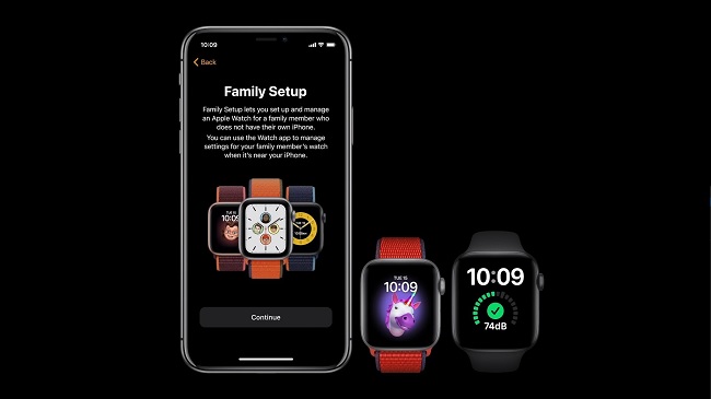 Tình năng Family Setup (Thiết lập gia đình), cho phép cha mẹ thiết lập và quản lý Watch cho con cái khi trẻ chưa được sử dụng iPhone