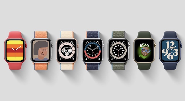 Apple bổ sung 7 mặt đồng hồ mới cho Apple Watch Series 6