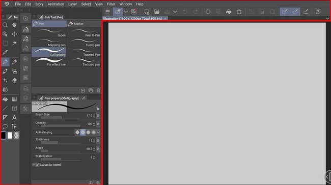 Ứng dụng Clip Studio Paint