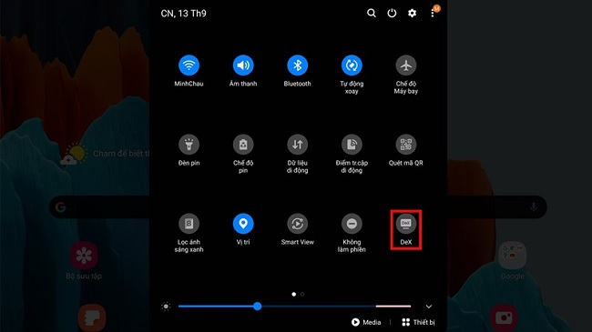 Bật chế độ Samsung DEX