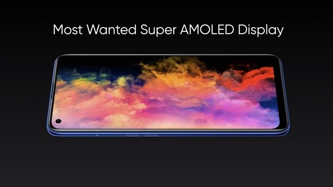 Realme 7 Pro được trang bị màn hình Super AMOLED