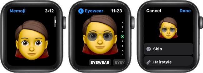 Chỉnh sửa Memoji đã có sẵn