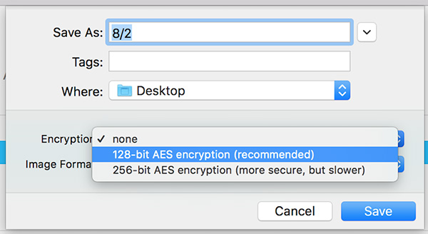 Lựa chọn 256-bit AES encryption được đánh giá an toàn hơn