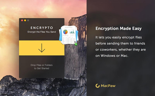 Encrypto là công cụ mã hóa phát triển bởi bên thứ ba cung cấp cho Macbook 