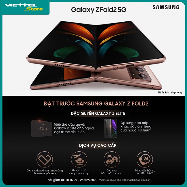 Đặt trước Samsung Galaxy Z Fold 2 5G nhận được loạt đặc quyền siêu VIP, ưu đãi hấp dẫn