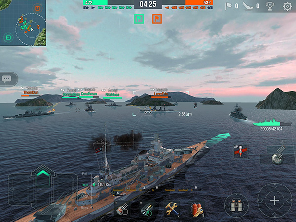 World of Warship mô phỏng trận hải chiến