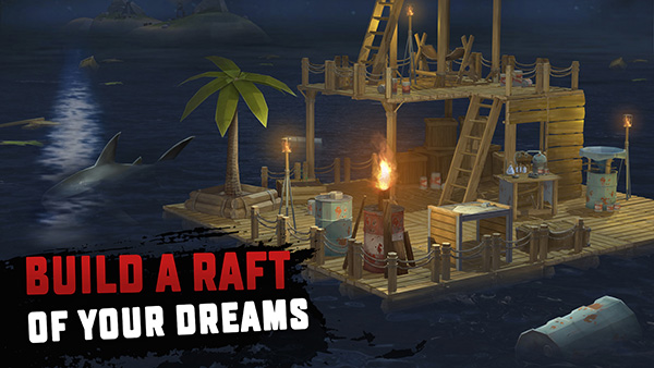 Game Raft ẩn chứa một cốt truyện sinh tồn hấp dẫn