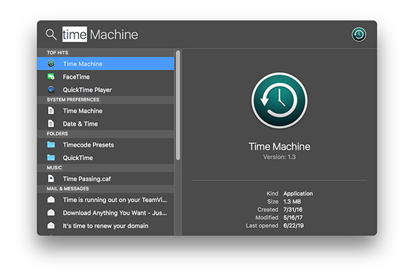 Tiến hành sao lưu máy Macbook bằng công cụ Time Machine