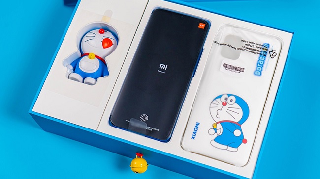 Bên trong chiếc hộp Doraemon, mọi thứ được sắp xếp rất gọn gàng