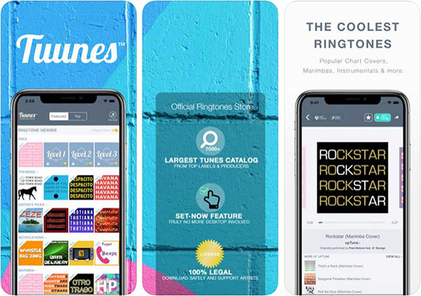 Tunnes - Ứng dụng tải và cài đặt nhạc chuông cho iPhone