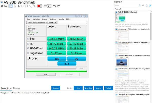 AS SSD Benchmark giúp đánh giá hiệu suất hoạt động trên ổ cứng nhanh chóng