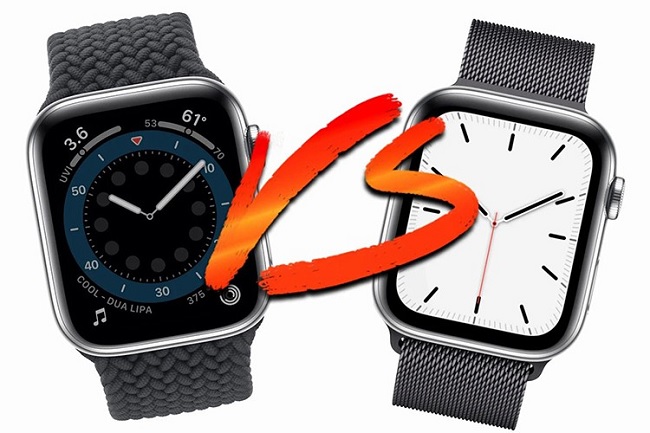 So sánh Apple Watch Series 6 và Series 5