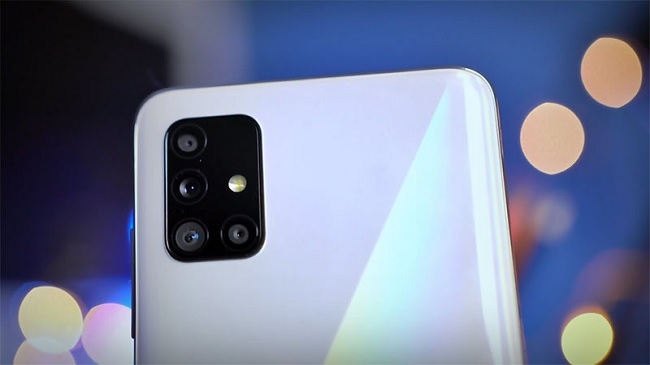 Cụm camera sau của Galaxy M51 được thiết kế tương tự với Galaxy A51