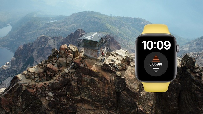 Apple Watch SE đo độ cao mọi lúc