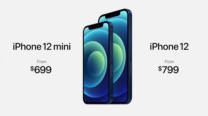 Giá bán iPhone 12 mini và iPhone 12
