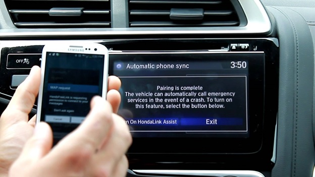 Hoàn thành xong việc kết nối Bluetooth giữa điện thoại và xe ô tô