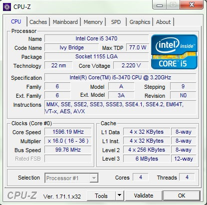 Cách xem CPU Z chi tiết thông tin về chip xử lý CPU