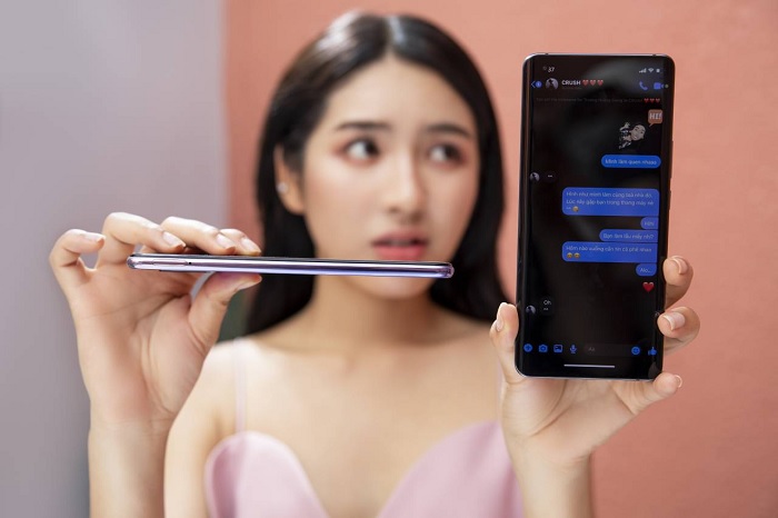 Cạnh viền mỏng rất thu hút và sang trọng