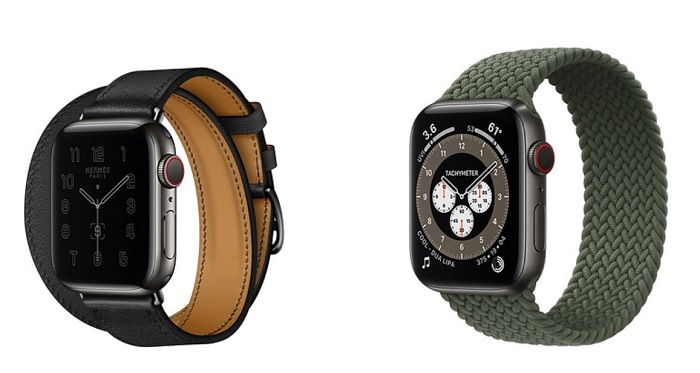 Apple Watch Series 6 với khung viền màu Đen (Space Black) mạnh mẽ và cổ điển