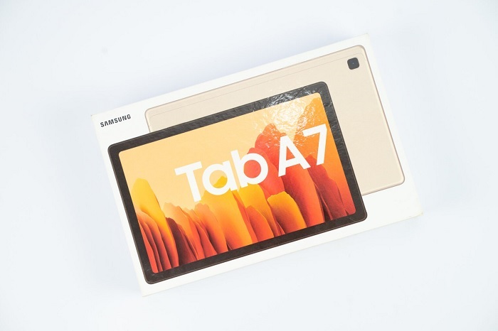 Mở hộp Galaxy Tab A7 2020