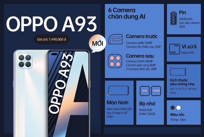 OPPO A93 ra mắt
