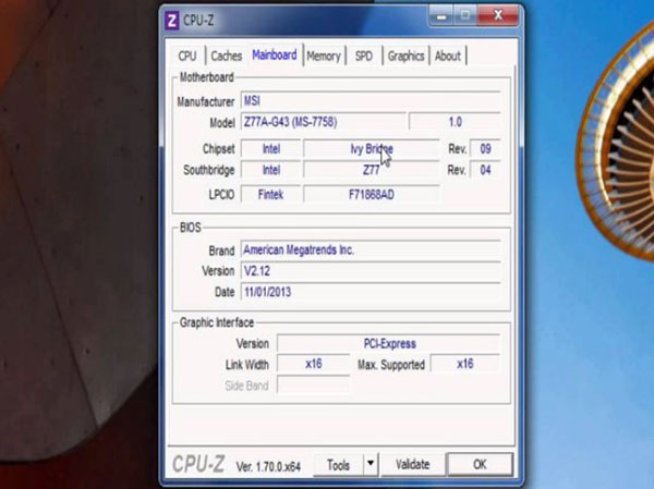 Phần mềm kiểm tra nhiệt độ CPU-Z
