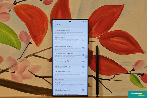 Trong phần Cài đặt S Pen, bạn có thể cân nhắc việc tắt chế độ Cho phép nhiều S Pen để góp phần tiết kiệm pin hơn