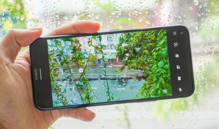 Giao diện camera của Nokia 8.3 5G