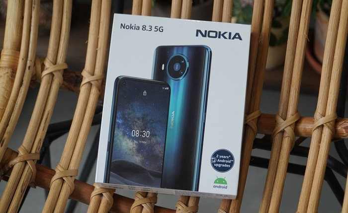 Cận cảnh hộp đựng của Nokia 8.3 5G