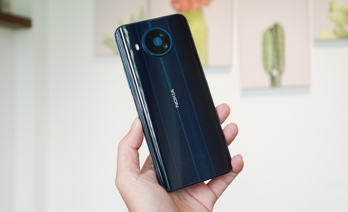 Mặt lưng của Nokia 8.3 5G
