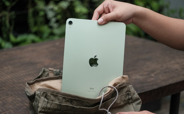 Trên tay iPad Air 4 màu xanh mint đẹp lạ