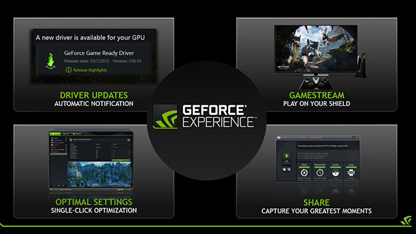 Phần mềm quản lý Nvidia Geforce Experience