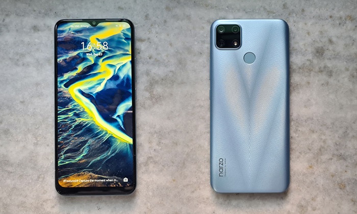 Hiệu ứng "V for Victory Design" giúp Realme Narzo 20 nổi bật hơn