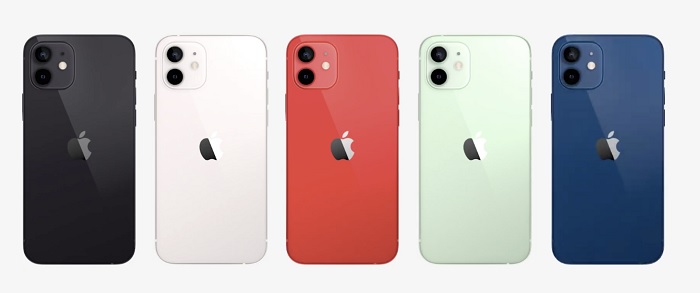 iPhone 12 có 5 phiên bản màu