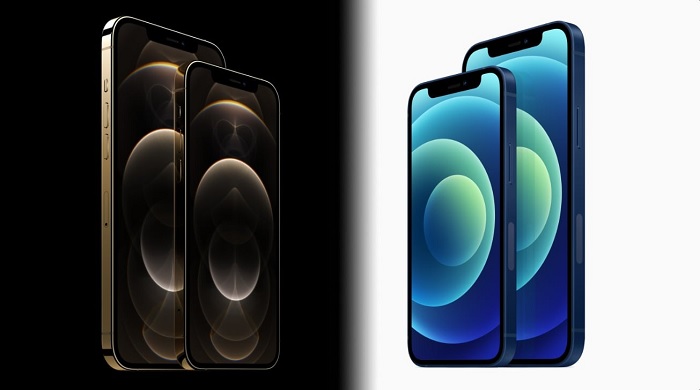 iPhone 12 và iPhone 12 Pro có sự khác biệt về kích thước màn hình