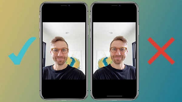 Ảnh chụp từ iPhone chạy iOS 14 bên trái và iOS 13 trở về trước bên phải.