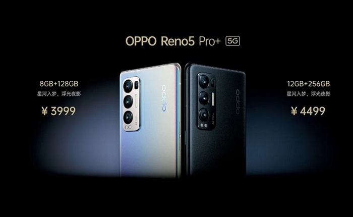 OPPO Reno5 Pro+ có hai phiên bản với mức giá hấp dẫn