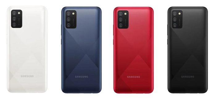 Các phiên bản màu sắc của Galaxy A02s