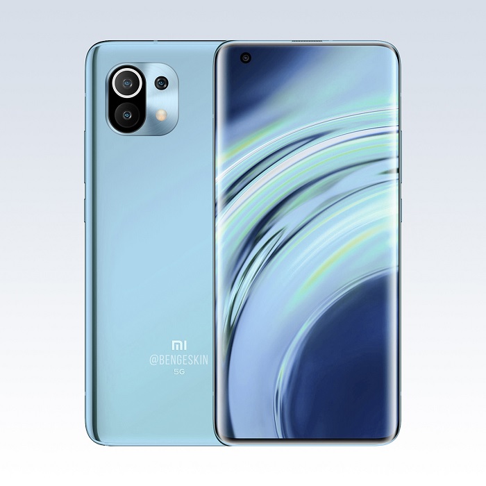 Ảnh render mới nhất Xiaomi Mi 11