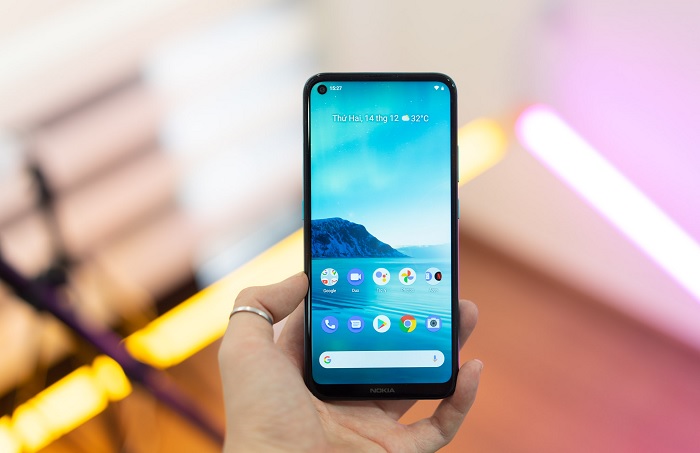 Nokia 3.4 sở hữu màn hình đục lỗ 6.39 inch IPS LCD, độ phân giải HD+