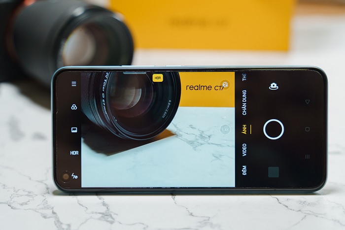 Giao diện camera Realme C17
