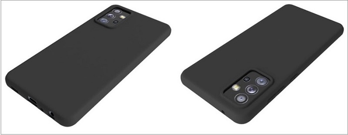 Cận cảnh camera sau của Galaxy A72 thông qua ốp lưng
