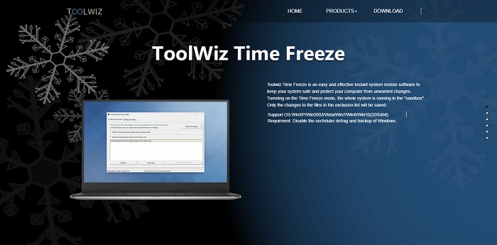 Toolwiz Time Freeze là phần mềm đóng băng ổ cứng miễn phí tiêu biểu hiện nay