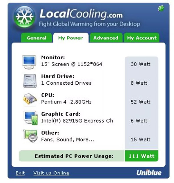 Phần mềm kiểm tra hiệu suất máy tính Local Cooling