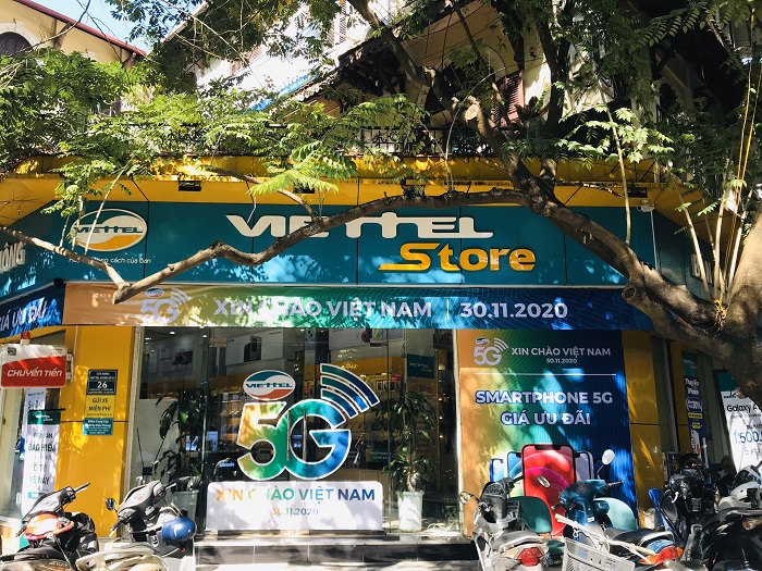 Mạng 5G Viettel đang được quảng bá rầm rộ