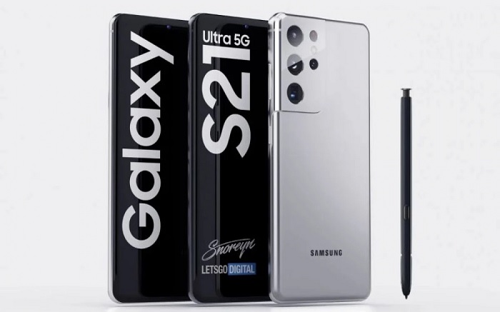 Galaxy S21 Ultra được trang bị bút S Pen