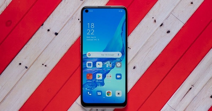 Mặt trước smartphone (Hình minh họa OPPO A53)